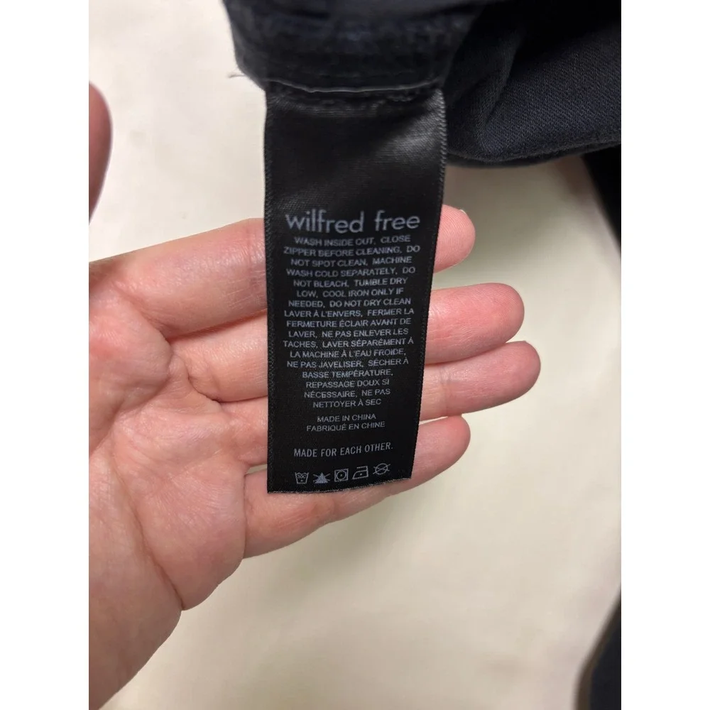 Wilfred Free Aritzia Ascendant Pants Black Utility Carpenter Pants 2 W25 X L26 - Picture 5 of 12